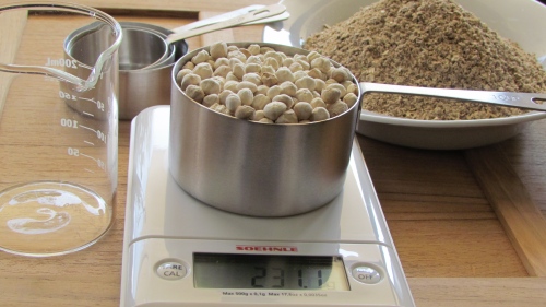 Decorticated Moringa Seed Weighed Before Expelling