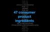 47 Consumer Product Ingredients