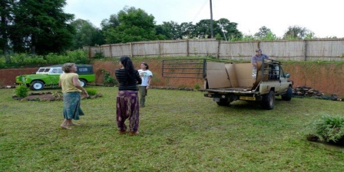 Waiting to be Loaded and Driven to Lilongwe