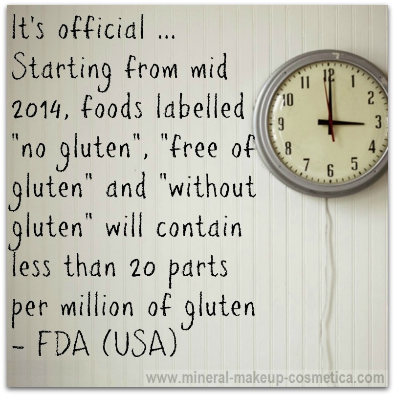 Infographic - Gluten Free Standards in USA Starting 2014