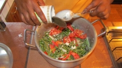 Scrape out the Remaining Coconut Milk