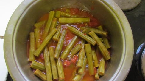 Moringa Tomato Stew Ready to be Served