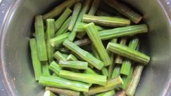 Freshly Cut Moringa Pods