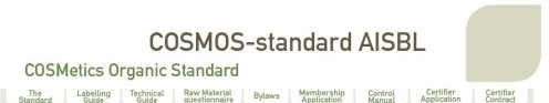 COSMOS - Cosmetics Organic Standard