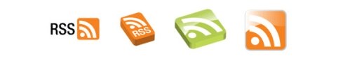 Various RSS Setup Icons
